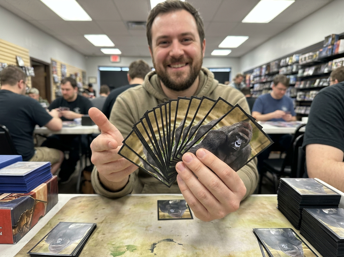 Illinois Card Co custom TCG playmats, sleeves, deck boxes and slab cards